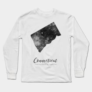 Connecticut state map Long Sleeve T-Shirt